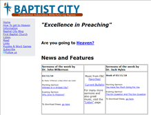 Tablet Screenshot of baptist-city.com